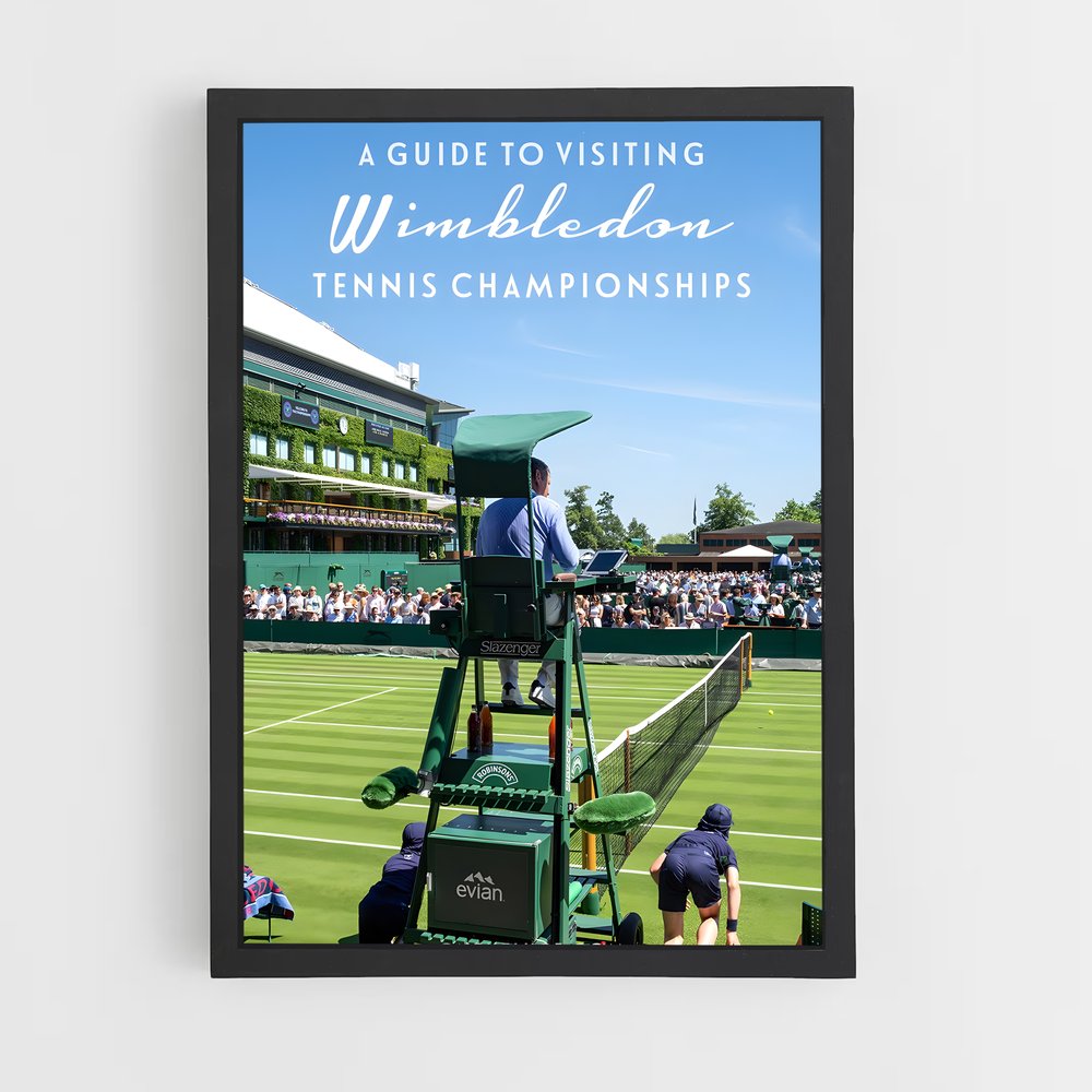 Poster Match de Wimbledon – affiche Tennis (vue 2)